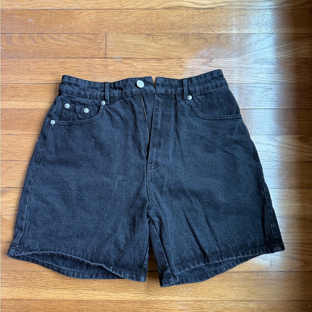 Petal & Pup Charcoal Denim Shorts